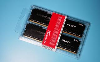 HyperX випускає лінійку модулів пам'яті FURY для геймерів та любителів розгону ПК початкового рівня